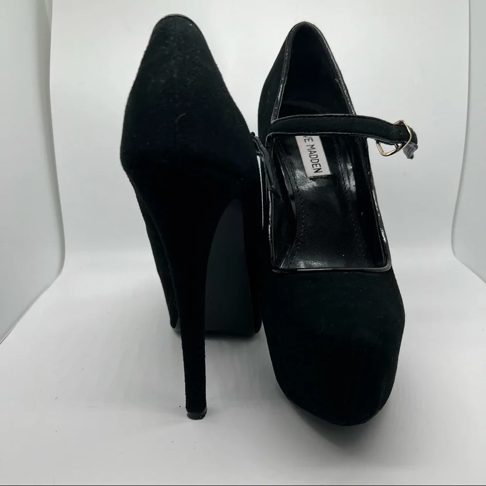 Steve Madden Black Platform Heels Viktoree